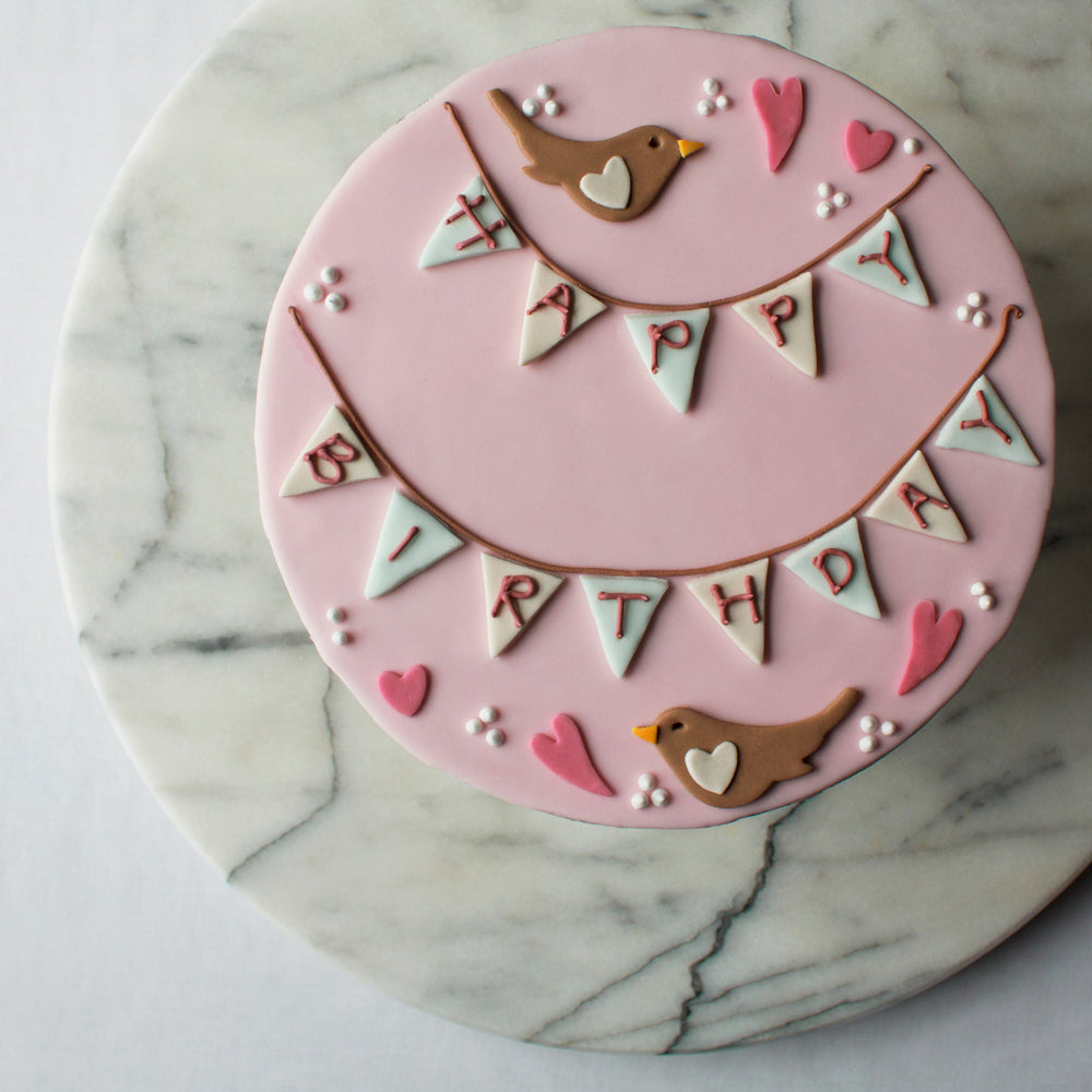 Bunting Celebration Cake