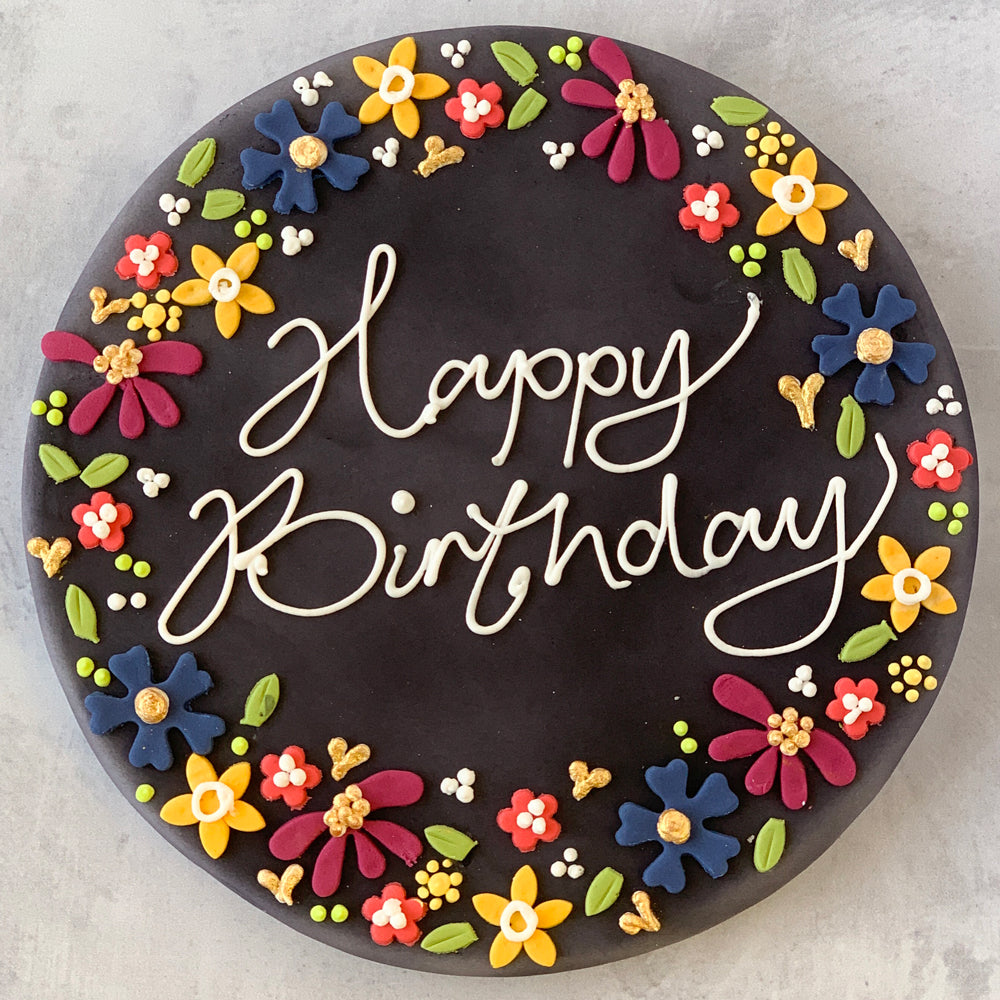 Flower Drama Celebration Cake