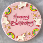 Unicorns & Rainbows Celebration Cake