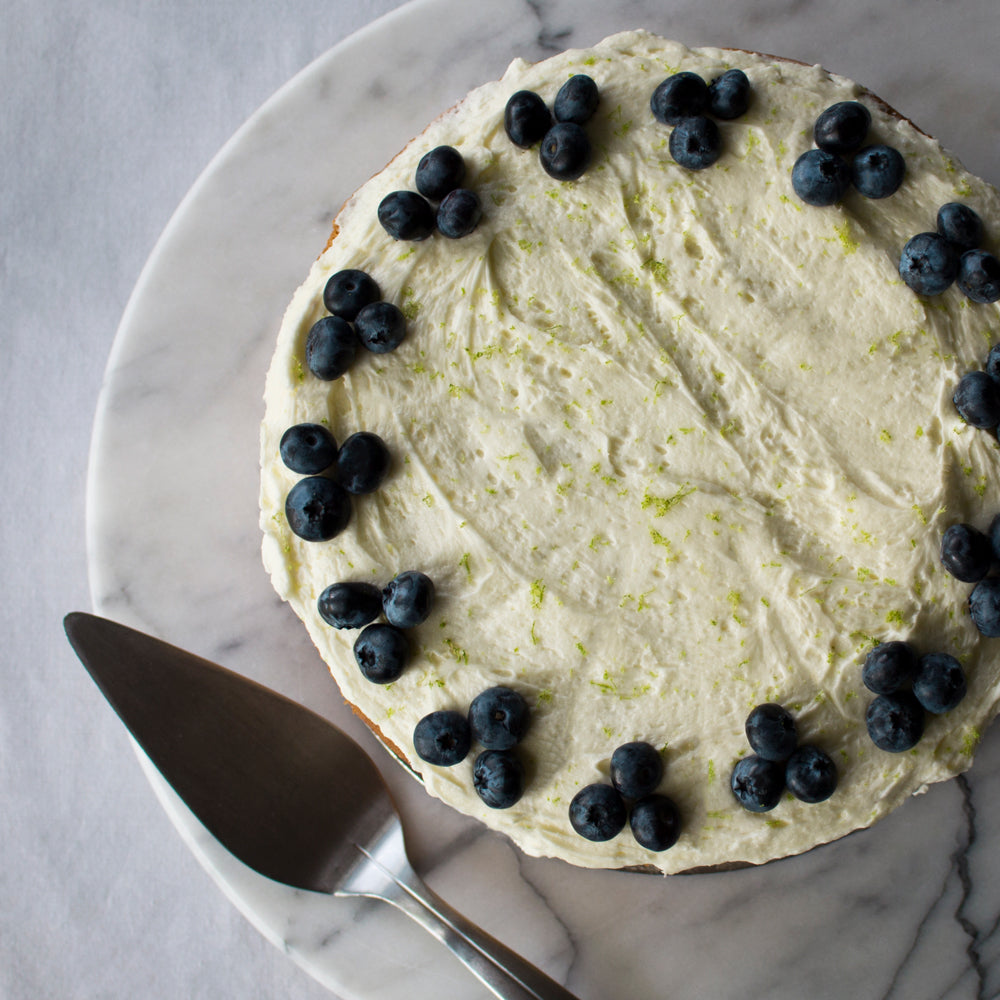 Lime & Blueberry Cake